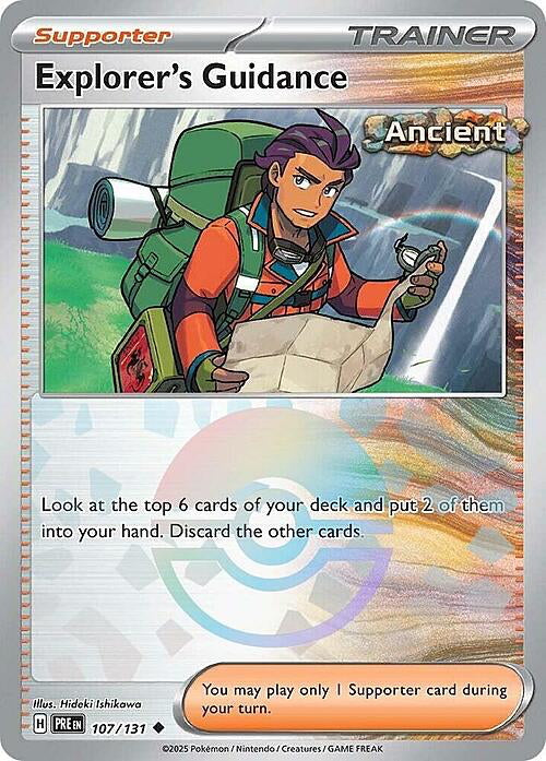 Prismatic Evolutions Explorer's Guidance #107/131 Pokéball
